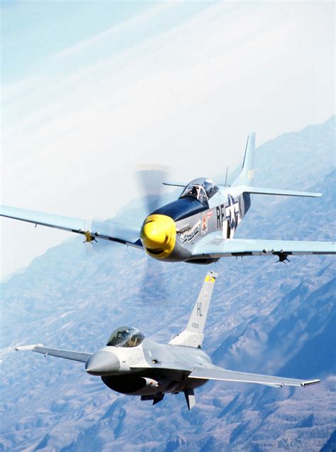 A Restored World War Two Wwii Era P Mustang Aircraft And A Us Air