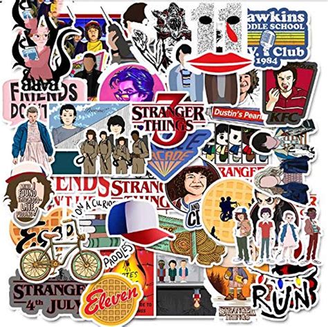 Buy Decal Stickers 50 PCS Stranger Things Laptop Scrapbook Sticker