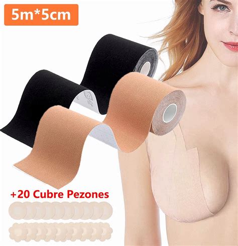 Cinta Levanta Busto Invisible Push Up Cinta 5mts 5cm Meses Sin Intereses