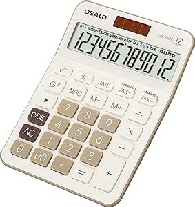 OSALO Calculatrice de Poche Grandes Touches Grand écran LCD Ordinateur