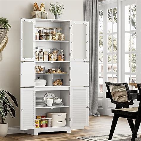 Amazon Hostack Tall Kitchen Pantry Cabinet Bathroom Storage