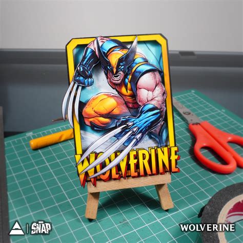 Wolverine Marvel Snap D Card Custom D Marvel Snap Shadowbox