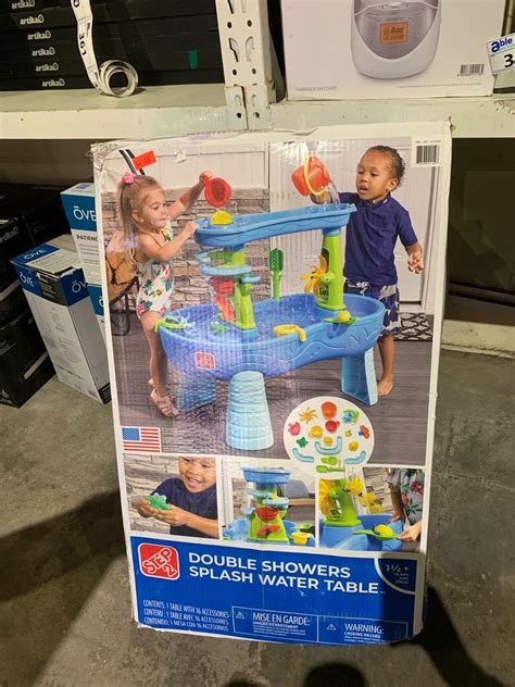 Step 2 Double Showers Splash Water Table Able Auctions