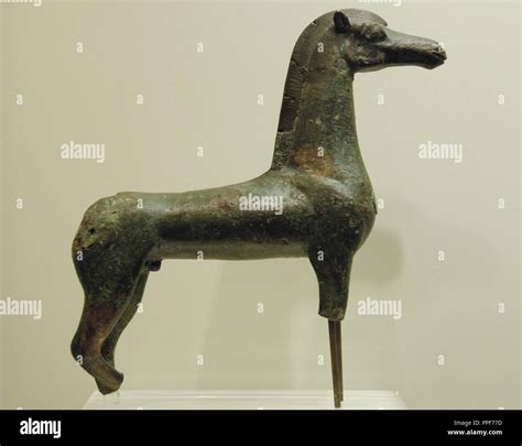 Greek Art Archaic Period Horse Bronze Archaeological Museum Of