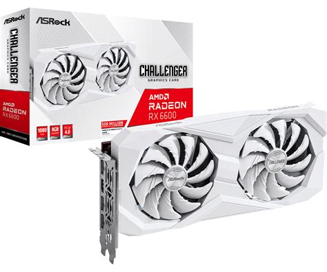 ASRock > AMD Radeon™ RX 6600 Challenger White 8GB