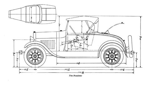 1928 31 Model A Ford Frame Dimensions 1932 Ford