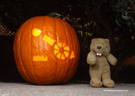 Bill's 2023 Halloween Pumpkin! - The Bill Beaver Project