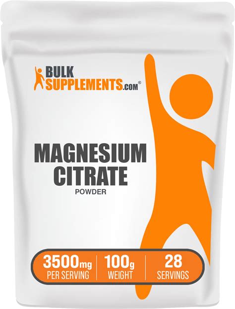 Magnesium Citrate Powder | Magnesium Supplement