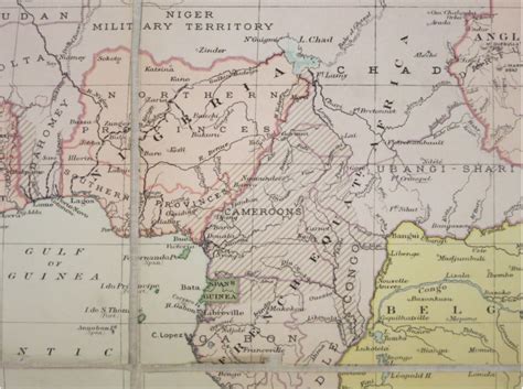 100 Years Cartographical History Of Southern Cameroons By William