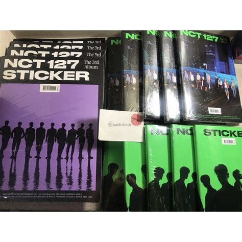 Jual Nct Sticker Album Sticky Seoul City Photobook Ver Version