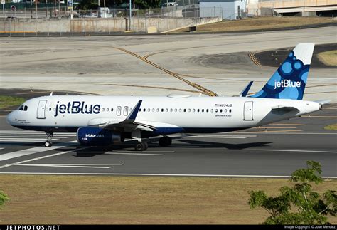 N834JB Airbus A320 232 JetBlue Airways Jose Mendez JetPhotos