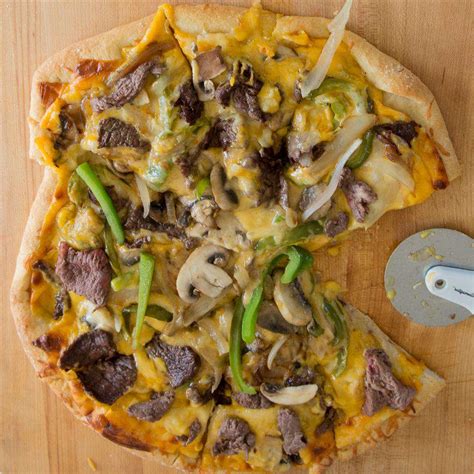 Easy Philly Cheese Steak Pizza Recipe