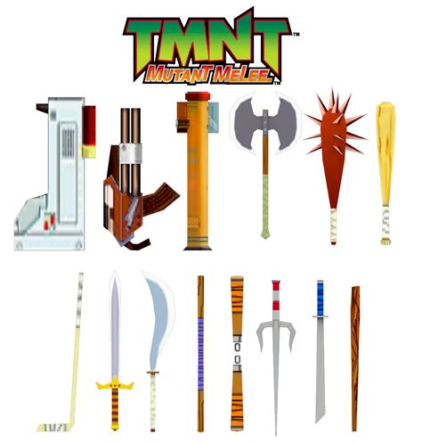 Ninja Turtles Weapons