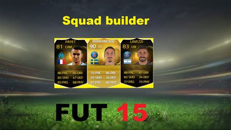 FUT 15 Squad Builder 900k YouTube