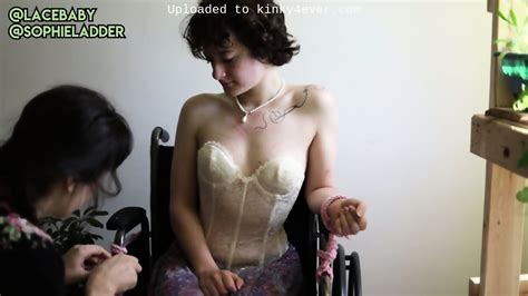 Bts Lesbian Wheelchair Bondage W Sophie Ladder