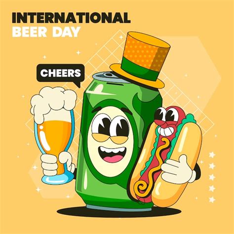 Ilustraci N Para La Celebraci N Del D A Internacional De La Cerveza