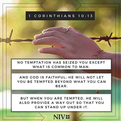 Bible Verse About Relying On God In The Midst Of Temptation