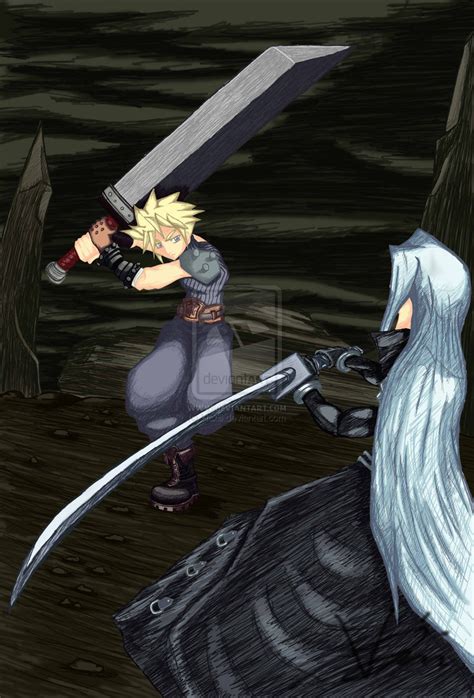 Cloud Vs Sephiroth By Hcxiii Caves Of Narshe