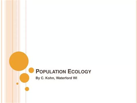 Ppt Population Ecology Powerpoint Presentation Free Download Id1032313