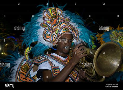 Boxing Day Junkanoo Street Parade In The Bahamas Where The Men And