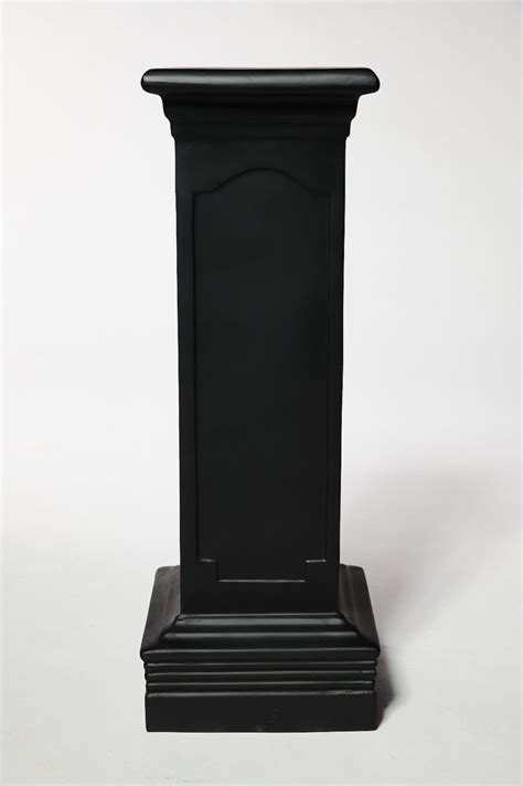 Pd Dibs Black Pedestal Prop Rental Acme Brooklyn