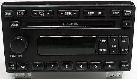 2003 2004 Ford Expedition Factory 6 Disc CD Player Radio R 1986