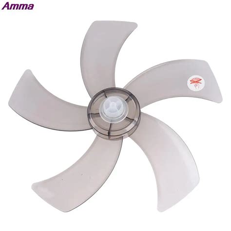 Pc Inch Household Plastic Fan Blade Five Leaves With Nut Cover For