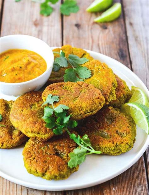 Yellow Split Peas Fritters With Curry Sauce Healthier Steps