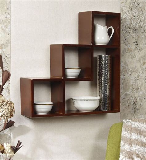 Wood Wall Shelf, Wall Shelves, Shelving, Wooden Rack Design, Wall Racks ...