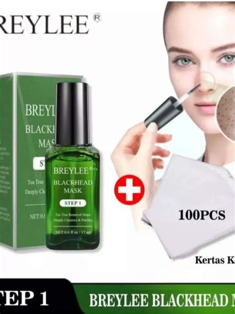 Jual Breylee Blackhead Removal Mask Step 1 Free 100 Lembar Peaper