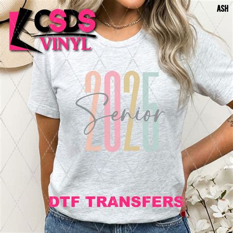 Dtf Transfer Dtf009439 Senior 2025 In 2024 Clear Transfer Paper