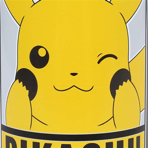 Pokemon Pikachu Aluminiowa Butelka Bidon Czarna 500Ml Pokemon