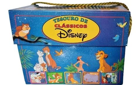 Box Tesouro De Clássicos Disney Novo Funcionando Box Com 5 Livros