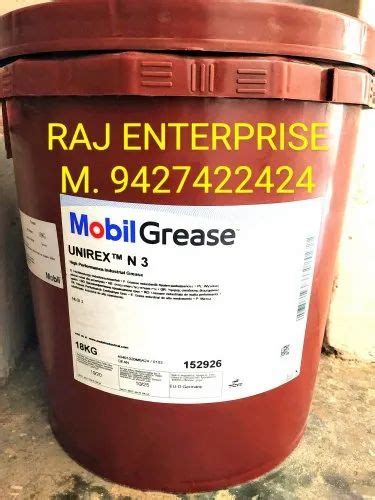 Lithium Complex Mobil Unirex N3 Grease For Industrial At Rs 950 Kg In Jamnagar