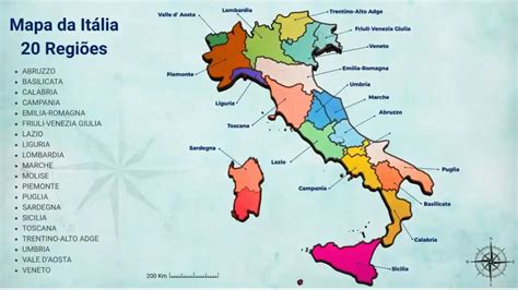 Mapa Da Italia Regioes - Mapa da Itália: Entenda as Regiões e Organize sua Viagem