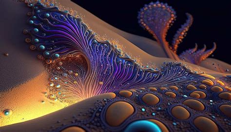 premium ai image  art  fractal art