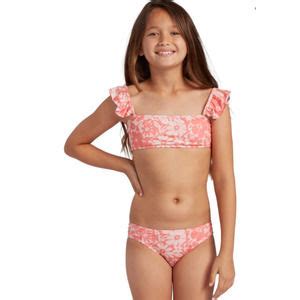 Billabong Swim Nwt Billabong Girls Way To Love Ruffle Bikini Set