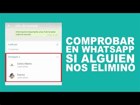 Cómo Saber Si Alguien Me Eliminó O Bloqueó De Whatsapp Pandoraroom es