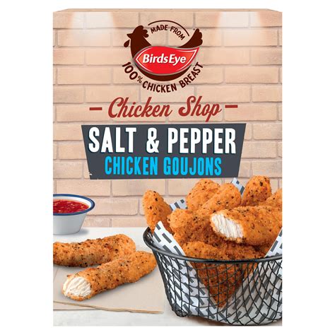 Birds Eye Chicken Shop Salt And Pepper Chicken Goujons 325g Breaded