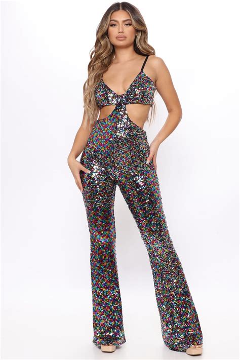 9 Sequin Jumpsuits Like Harry Styless Rainbow Coachella Look