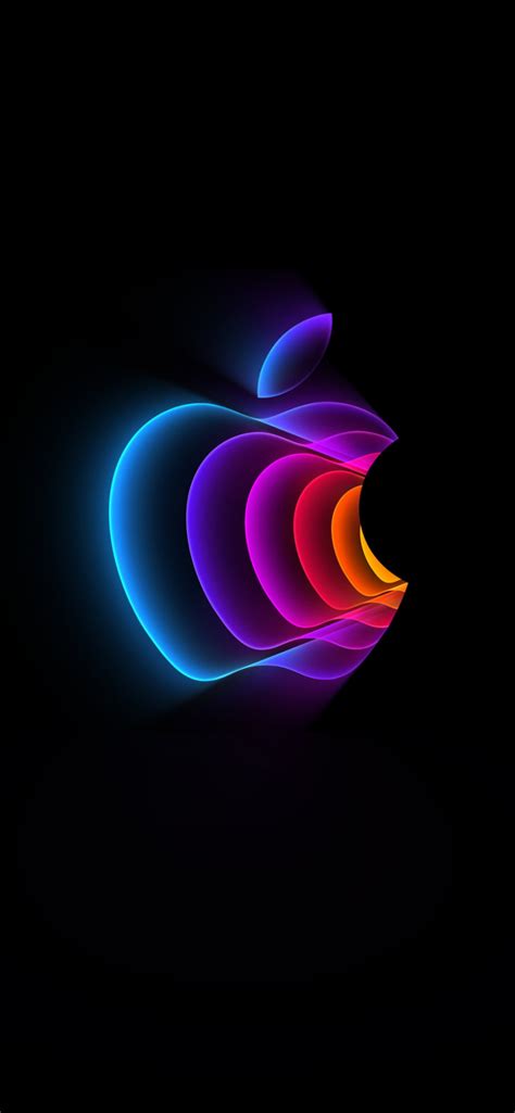 Apple Event 2022 Wallpaper 4K, Colorful, Apple logo