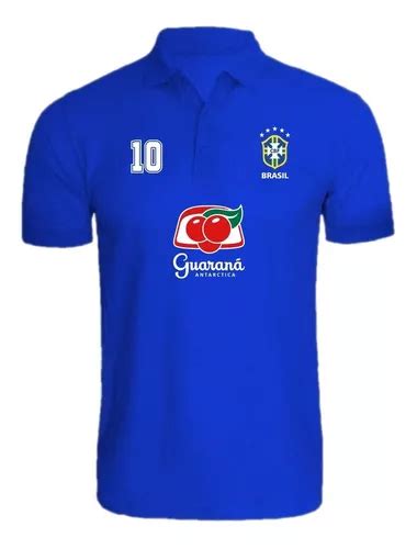 Camisa Gola Polo Masculina Sele O Brasileira Lan Amento Top