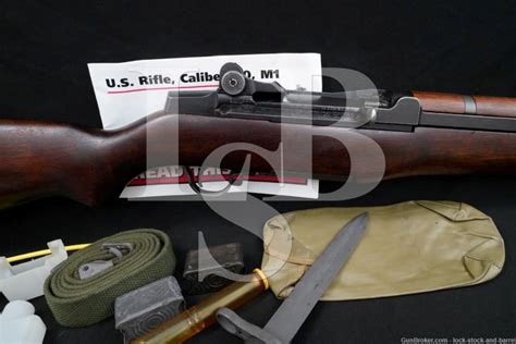 Springfield M Garand Cmp Semi Auto Rifle Korean M Bayonet C R