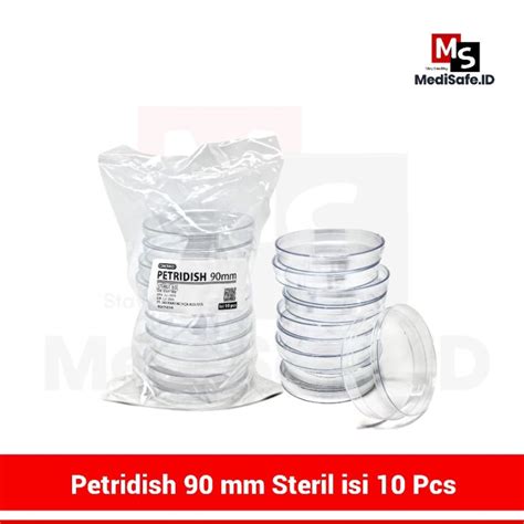 Jual Petridish Mm Cawan Petri Om Isi Pack Shopee Indonesia