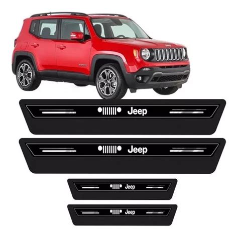 Kit Soleira Adesivo Proteção Porta Jeep Renegade 2021 Moab