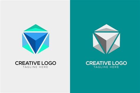 Polygon 3d logo Vectors & Illustrations for Free Download | Freepik