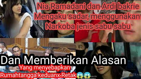 Pengakuan Nia Ramadani Dan Ardi Bakrie Menggunakan Narkoba Membuat