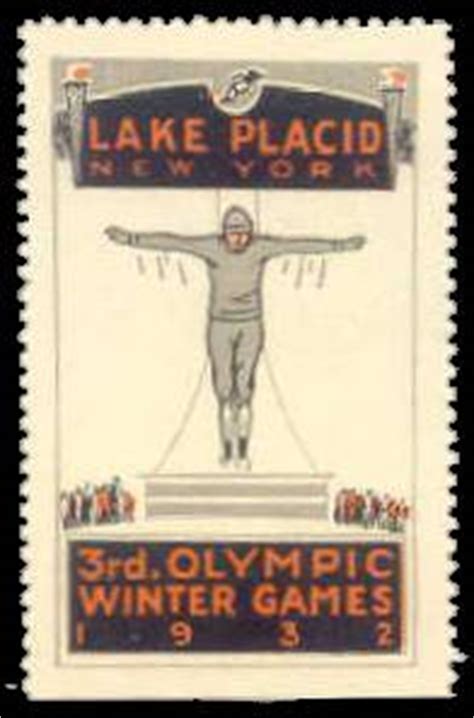 Poster Stamps And Labels Of The Olympic Games Winter