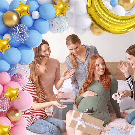 Balon Baby Shower Party Ch Opiec Czy Dziewczynka Allegro Pl