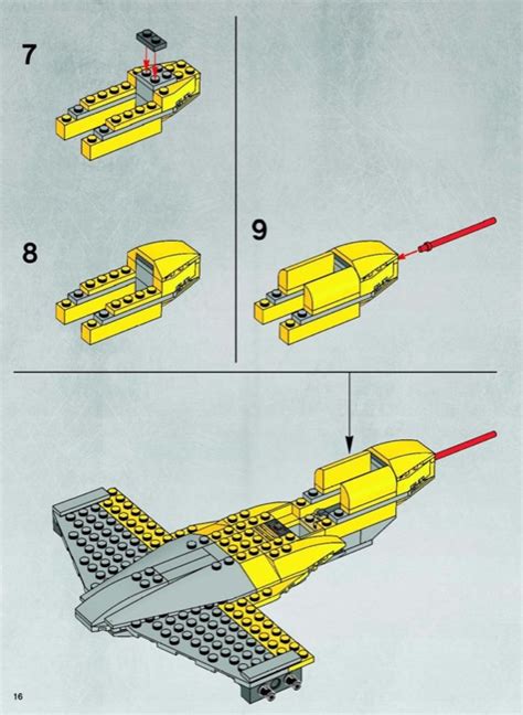 LEGO Instructions For Set 7660 Naboo N 1 Starfighter With Vulture Droid